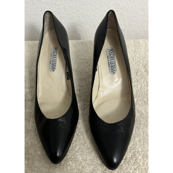 Maria Luisa Women's 6.5 Black Patent leather Shoes - Picture 2 of 7